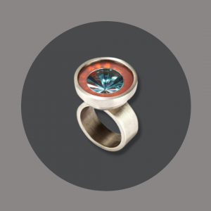 Ring "MAGIC LIGHT" - fire and water