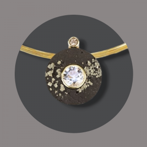 Edelsteinscheibe für Wickelring