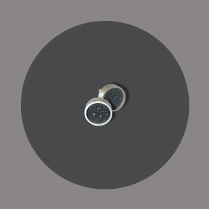 Ohrstecker rund Silber Kristallachat