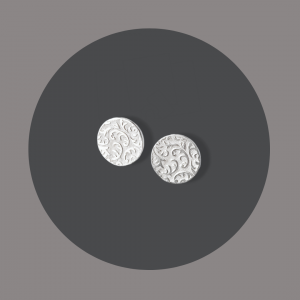 Ohrstecker Silber mit Ornament