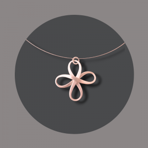 Anhänger Infinity rosegoldplattiert