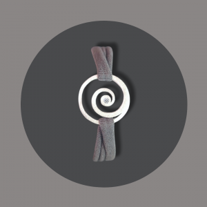 Armband Spirale Silber mit Brillant