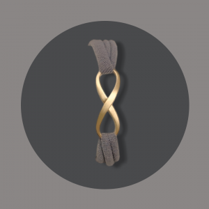 Armband Infinity Silber goldplattiert