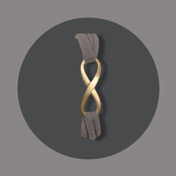 Armband Infinity Silber goldplattiert