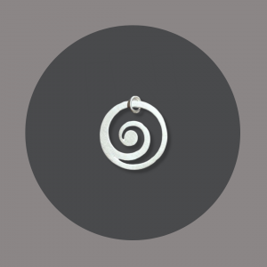 Anhänger Spirale Silber