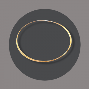 Edelstahlreif vergoldet mehrreihig