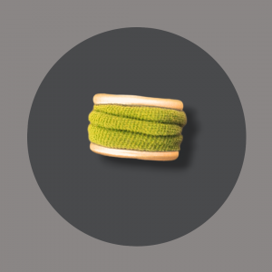 Wickelring Silber goldplattiert small