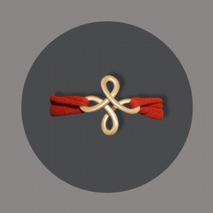 Armband "Infinity  Bond" Silber goldplattiert