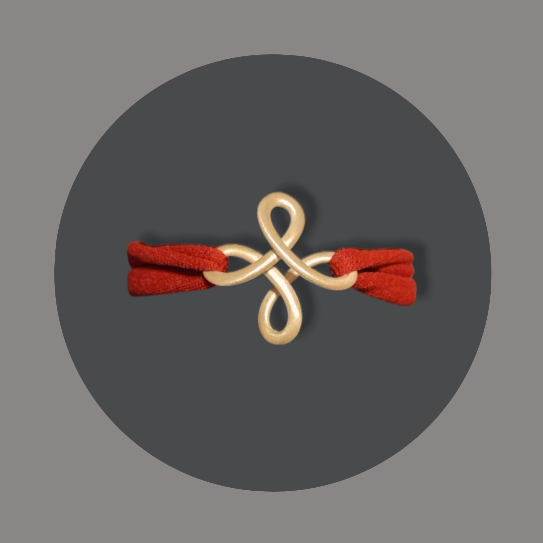 Armband "Infinity Bond" Silber goldplattiert