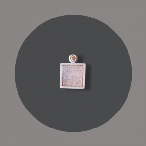 Anhänger eckig Silber Kristallachat Brillant