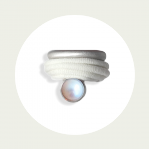 Wickelring Silber mit Zuchtperle