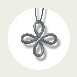 Anhänger Infinity Bond Silber geschwärzt