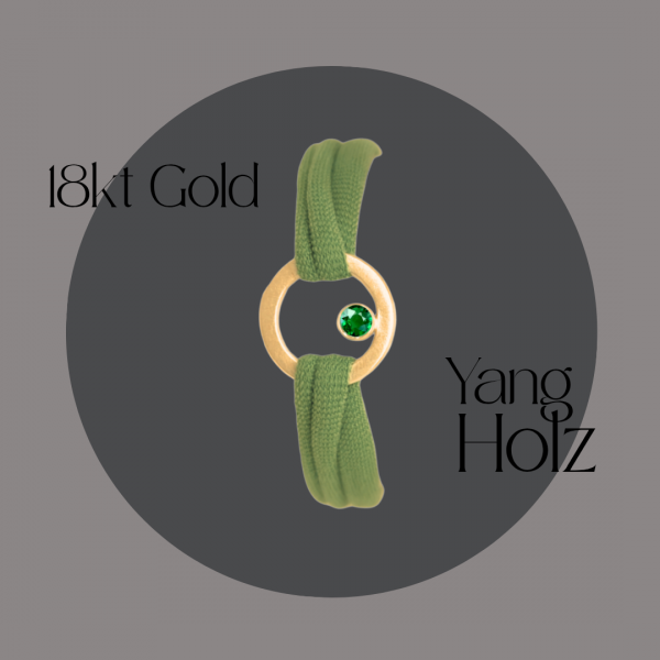 Armband 18kt Gold mit Smaragd