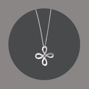 Anhänger klein Infinity Bond Silber