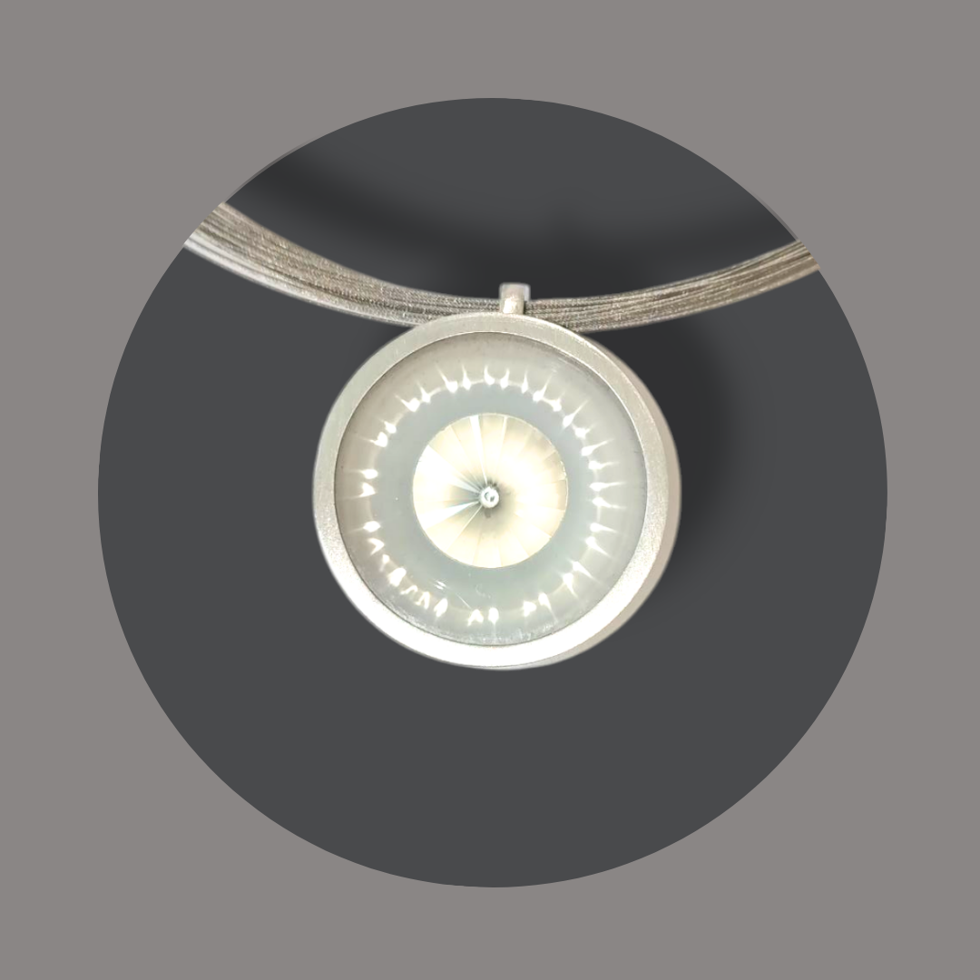 Anhänger "MAGIC LIGHT" Platin - snowflake groß – Bild 3