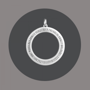 Anhänger "Intention" in Silber