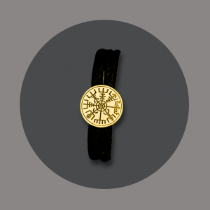 Armband "Vegvisir" goldplattiert