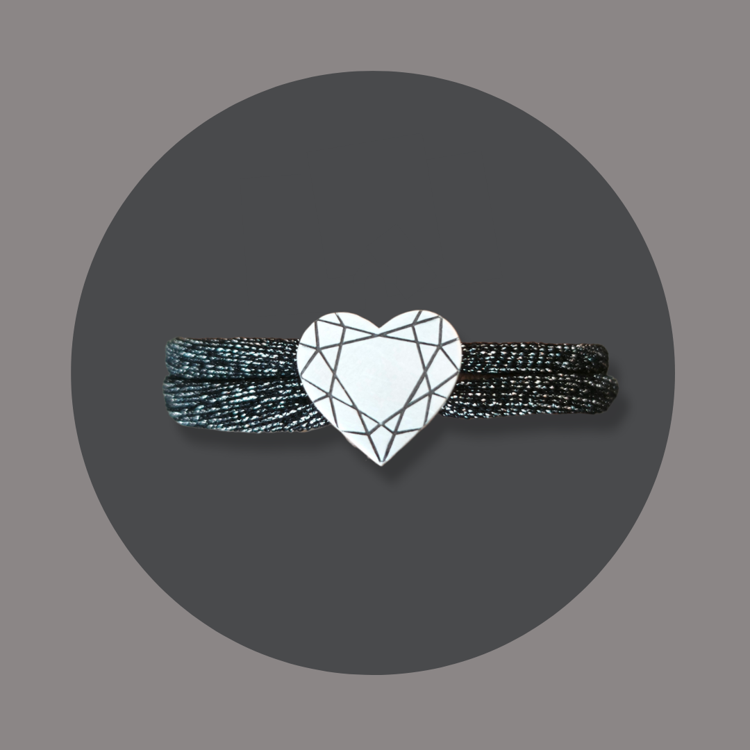 Armband Herz Silber – Bild 2